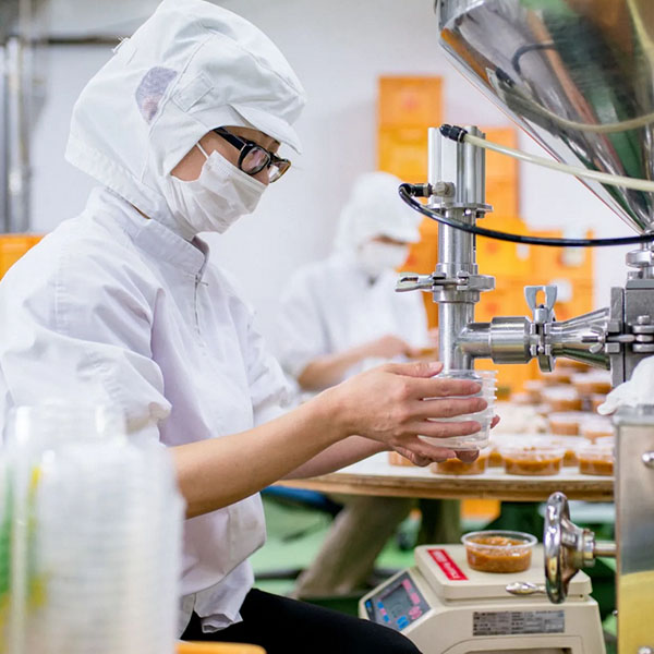 Bekerja di industri makanan, mulai dari produksi, pengemasan, hingga menjaga kualitas produk.